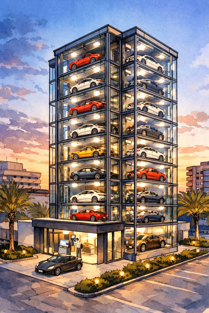 Car Vending Machines & Automated Car Parking Systems